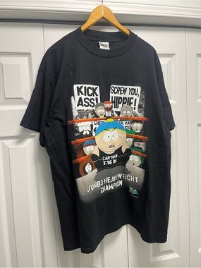 1998 South Park Cartman Jumbo Heavyweight Champion Tee